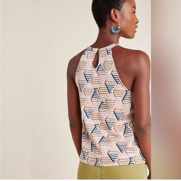 Anthropologie Lindsay Structured Halter Top Medium - Picture 2 of 9